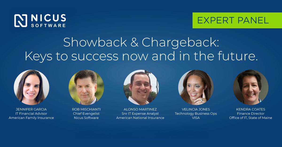Showback & Chargeback Best Practices - Expert Panel Recap Banner