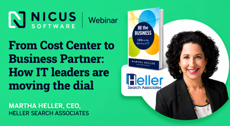 From Cost Center to Business Partner: How IT leaders are moving the dial webinar