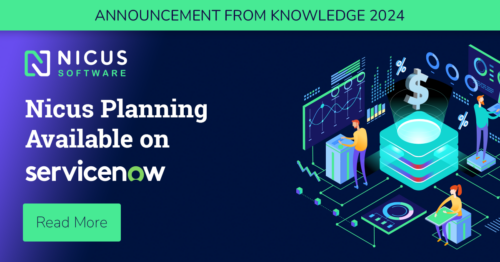 Nicus Planning Available on ServiceNow