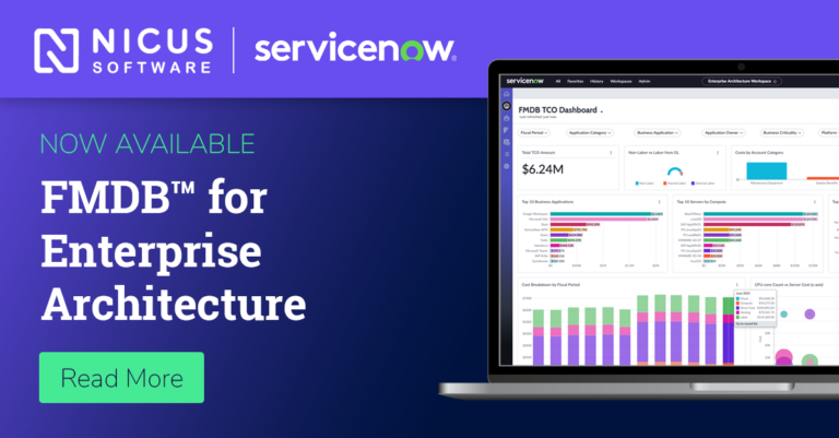 Nicus Expands FMDB™ Suite with Enterprise Architecture