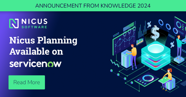 Nicus Ushers in New Era of Enterprise IT Financial Management Running Natively on ServiceNow Platform