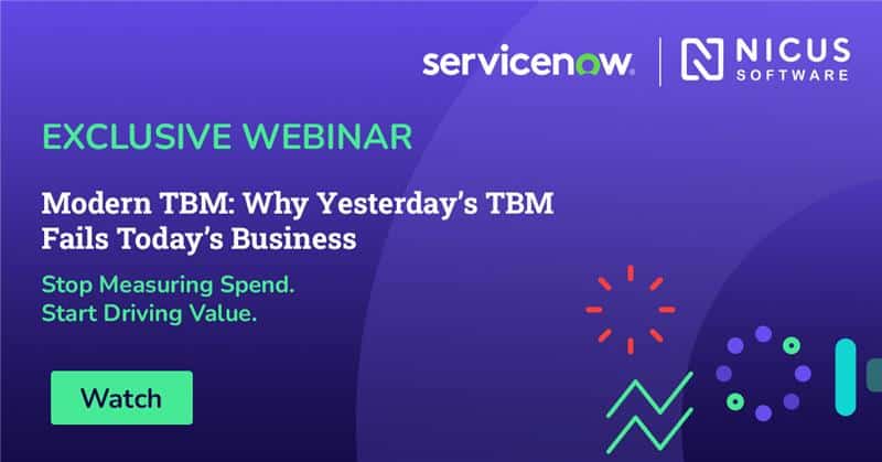 Modern TBM: Why Yesterday’s TBM Fails Today’s Business