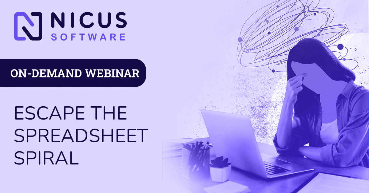 Nicus Software Escape the Spreadsheet Spiral | Nicus Software