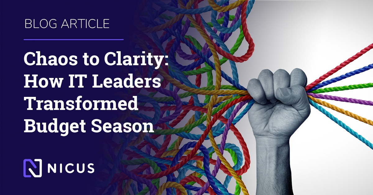 How IT Leaders Transformed Budget Season from Chaos to Clarity