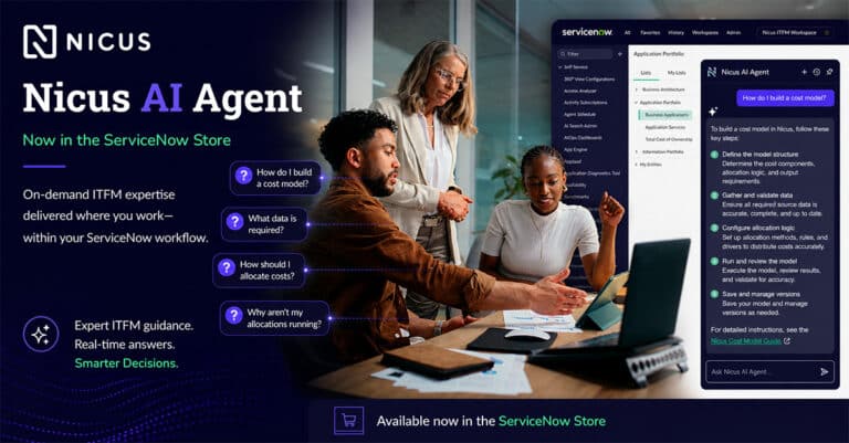Nicus Introduces Nicus AI Agent, Bringing On-Demand ITFM Expertise to the ServiceNow Platform