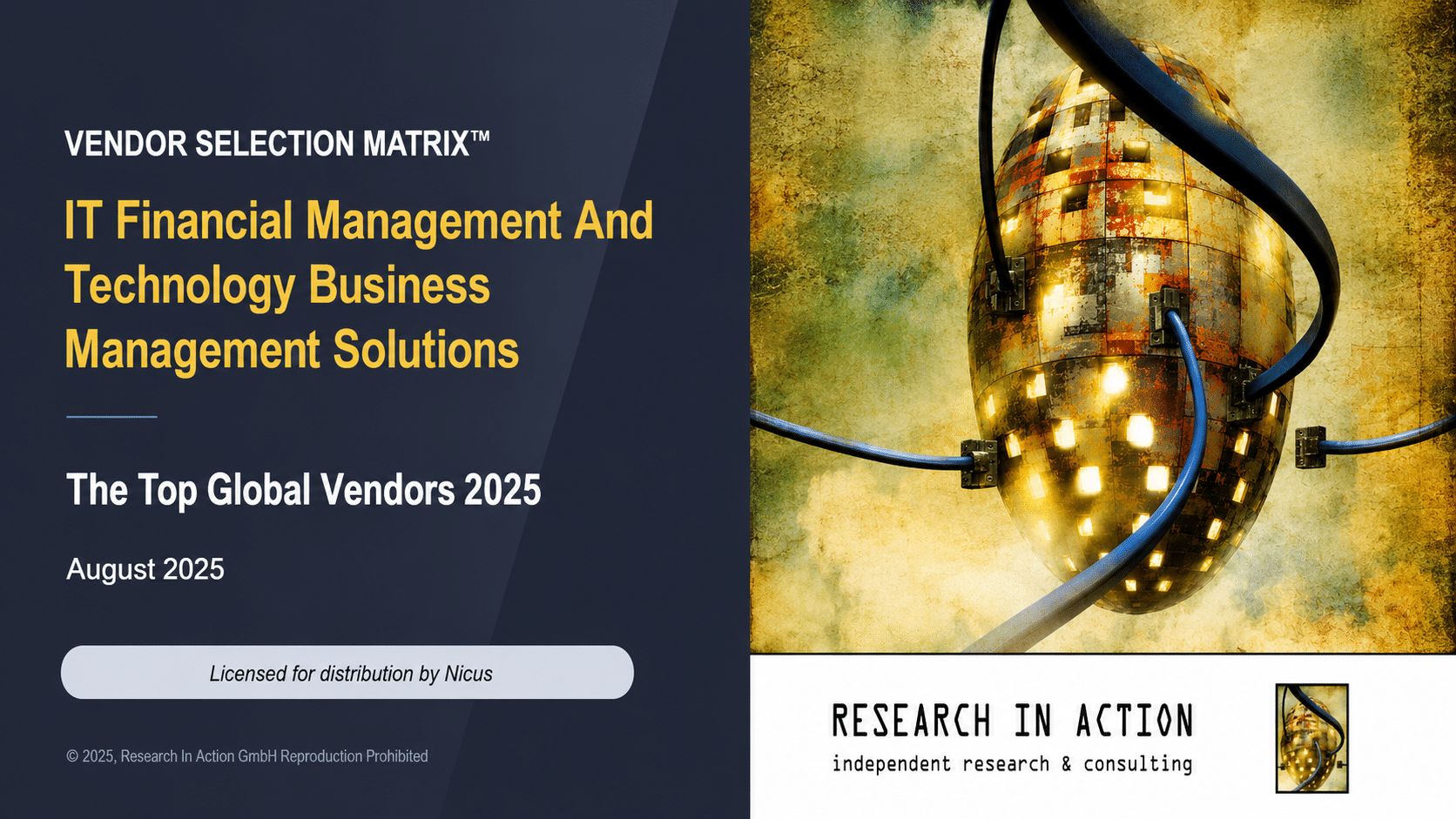 2025 Vendor Selection Matrix