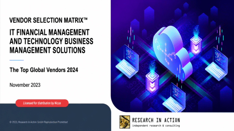2023 Vendor Selection Matrix